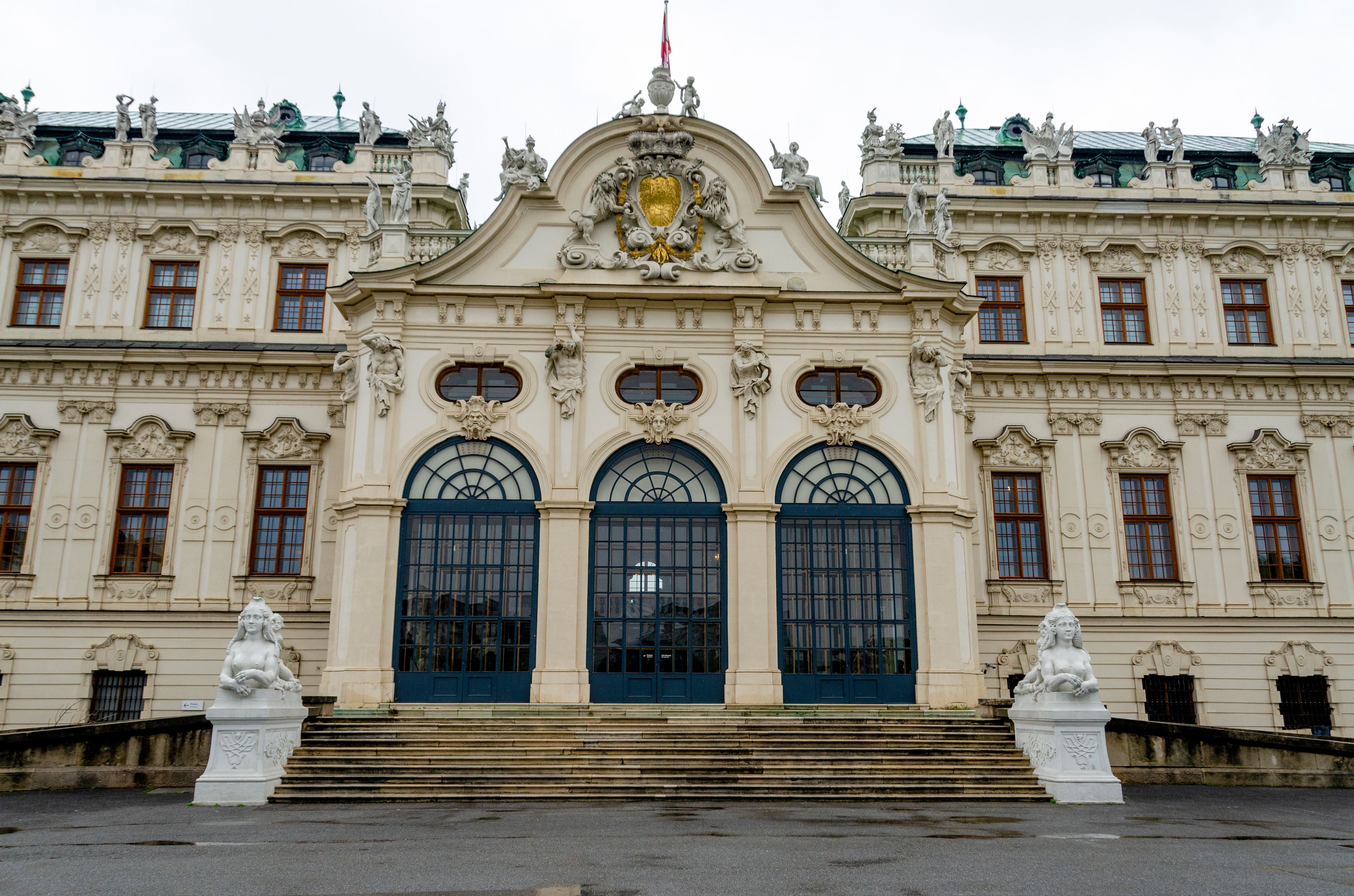 Belvedere Palace in Vienna, Austria